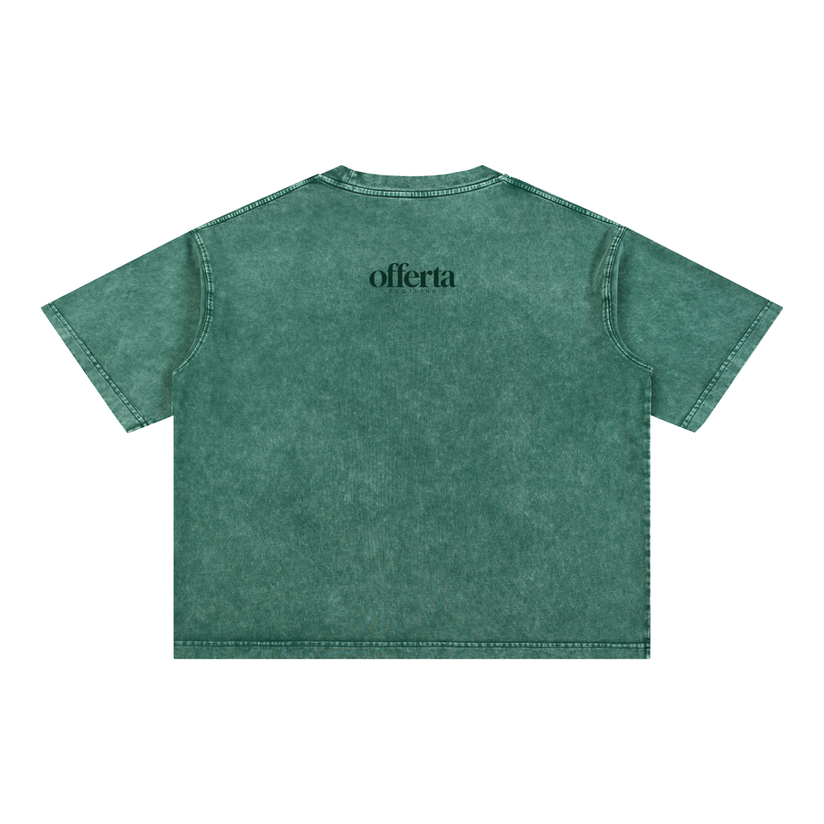 Italian Time Wash Boxy Cotton T-Shirt